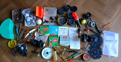 Large job lot fishing - large, bits