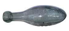 Antique Torpedo Fizzy Drinks Bottle Made by Hunter & Clarke of Bath UK