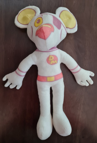 Vintage danger mouse plush - danger, 80s