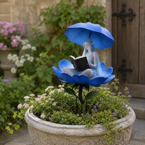 Waterproof blue acrylic garden - acrylic,