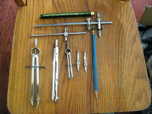 Drafting tools compass - drafting,