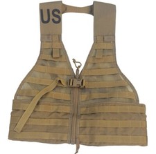 USMC Molle II Fighting Load Carrier Vest FLC LBV Tactical Coyote Tan Marine