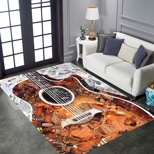 Guitar themed rug - guitar, rug,