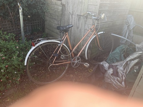 Vintage hand made - hand, bike