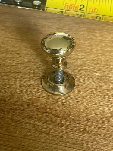 Brass 25mm length cabinet - brass,