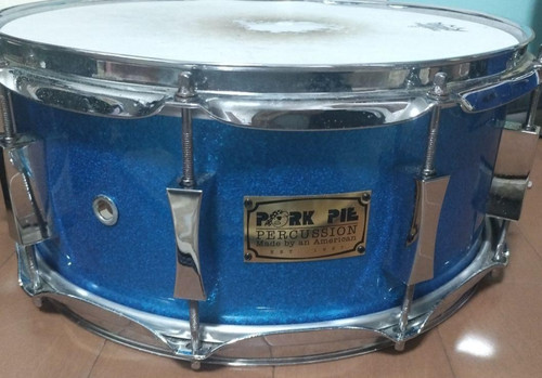 Pork pie snare drum blue - pork,