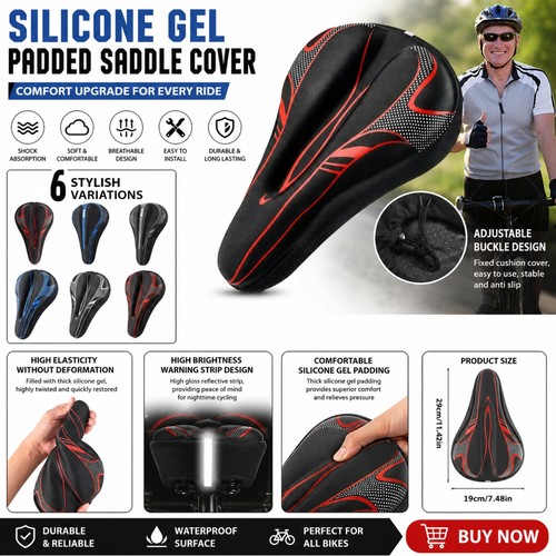 Bike saddle cover gel - saddle,