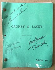 Cagney & Lacey Signed Script