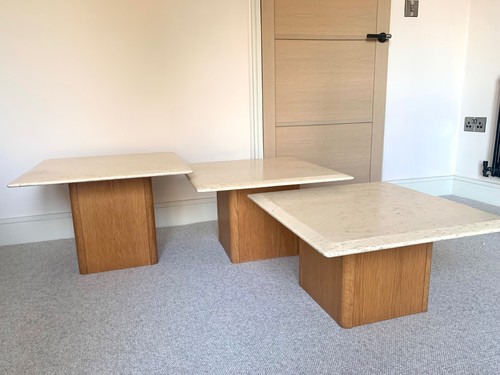 Table set mid century - table, of