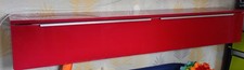 Classic IKEA Besta Burs wall shelf cabinet unit, gloss  Red, looks good