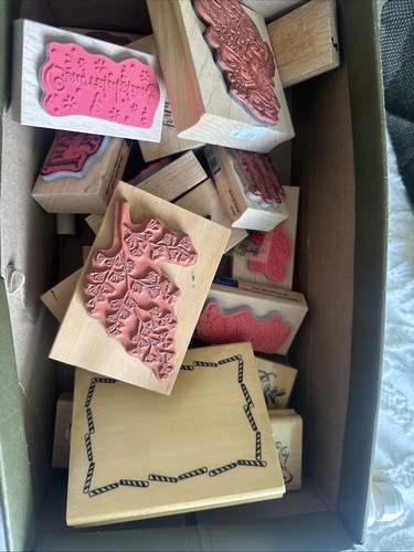 Wooden rubber stamps - wooden,