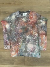 Adidas Tie Dye Galaxy Unisex Sweatshirt Size XS