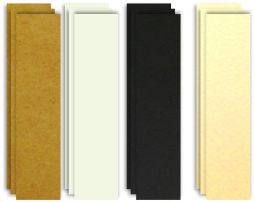 Card bookmark blanks black - card,