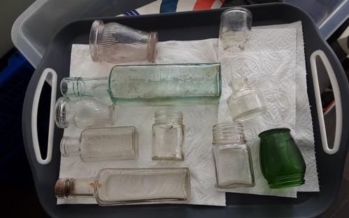 Old 1900s glass - old,