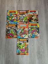 Hulk Sgt Fury Marvel Comic Bundle Vintage Book 284 285 286 287 288 294 296 1978
