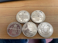 5 X £2 COINS 3 BILL OF RIGHTS