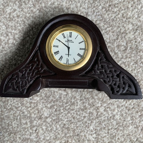 Irish turf mantle clock - irish,