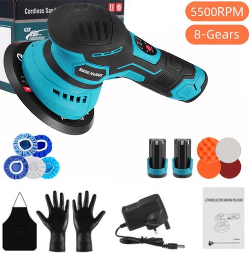 Cordless car polisher buffer - car,
