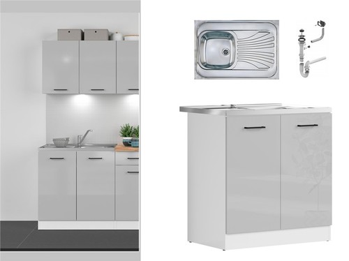Kitchen sink unit with - sink,