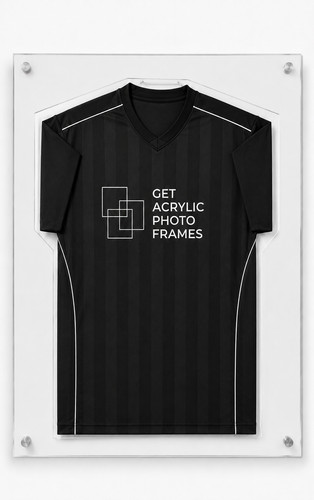 Clear frameless football shirt - clear,