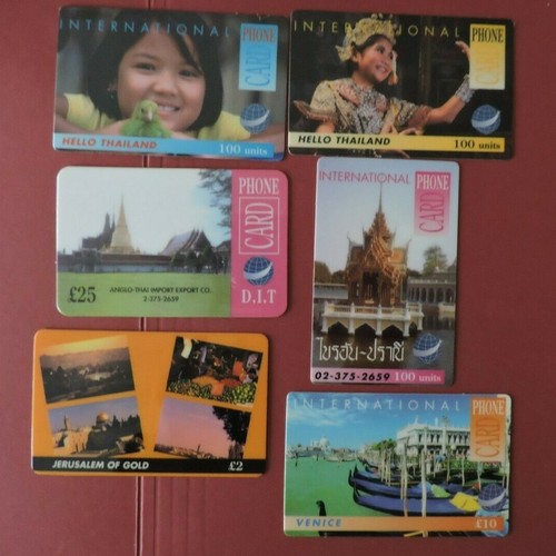 Phonecards with an - phonecards,