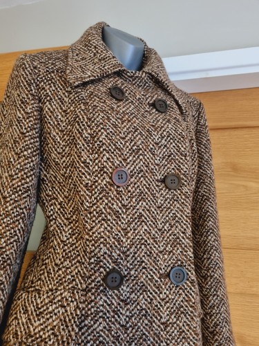 Vintage tweed wool coat - vintage,