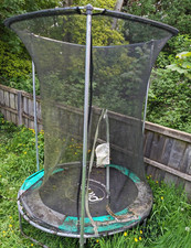 Used Plum 1.4m, 4.5ft Trampoline & Safety Net, Steel Frame Children Collection