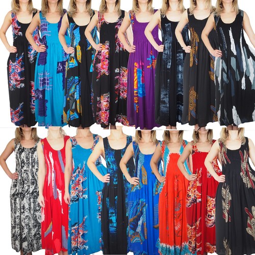 Ikat ladies long summer - ikat,