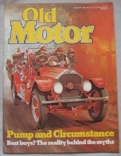 Old motor magazine - old, january
