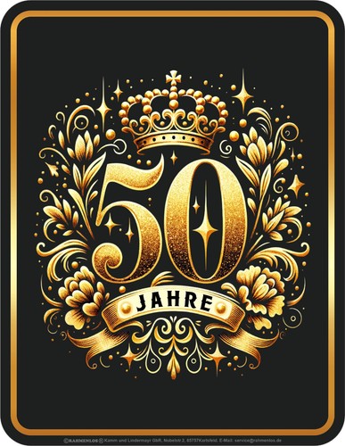 50th birthday sign crown - sign, 50