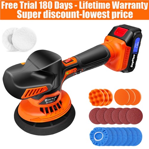 Cordless car da polisher - 6",