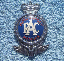 VINTAGE 1960s RAC MOTOR SPORT