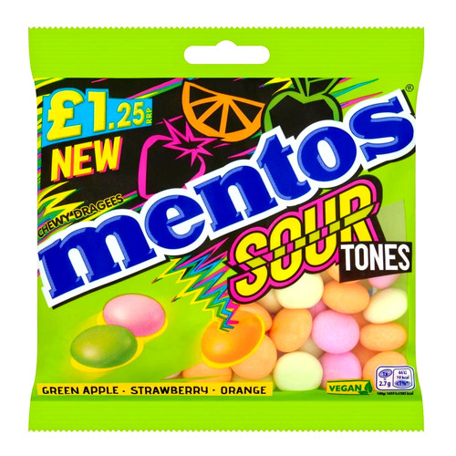 Mentos sour tones - mentos,