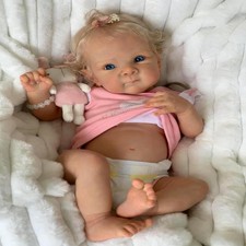 Blonde lifelike reborn baby - reborn,