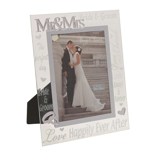 And mrs wedding photo frame - mrs,