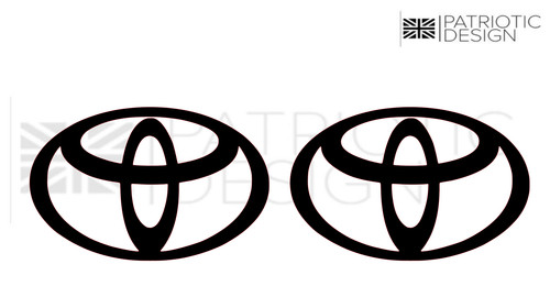 Toyota logo car vinyl - logo,