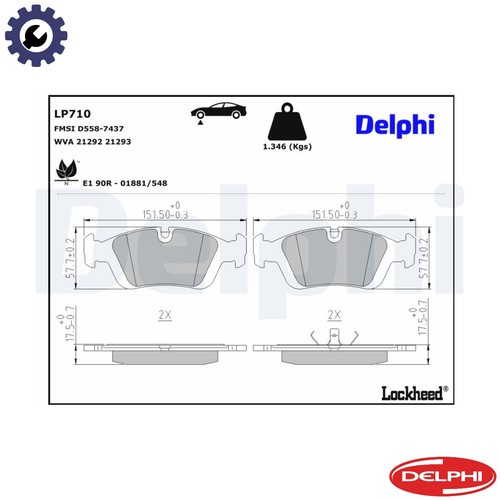 Brake pad set disc - pad,