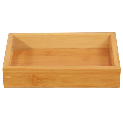 Rectangular bamboo plate - ,