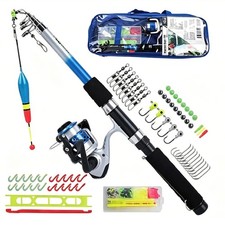 1.8m Telescopic Fishing Rod &