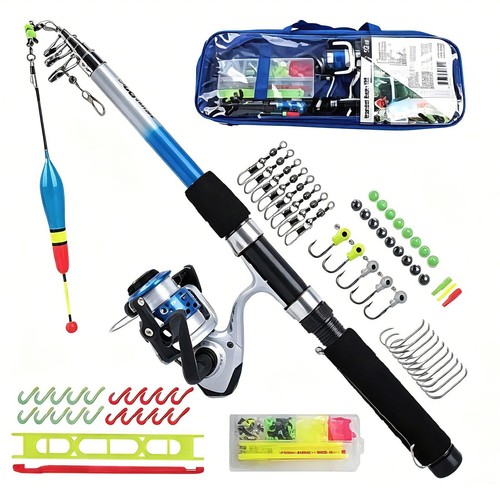Telescopic fishing rod - 1.8m, &