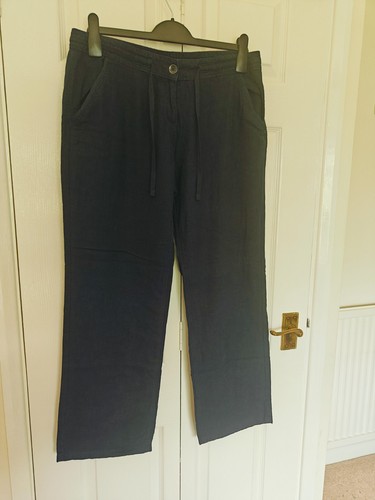 Next navy linen - trousers, uk