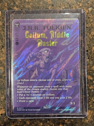 Gollum riddle master - gollum,,