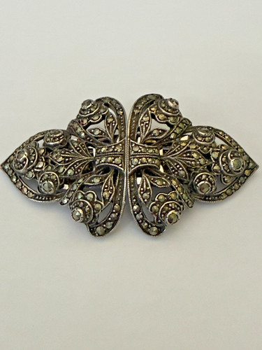 Vintage silver marcasite - vintage,