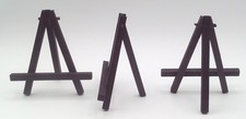 Miniature Black Wood Easels 4"