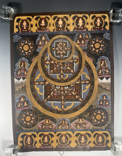 Tibet tibetan thangka worlds - tibet, 3