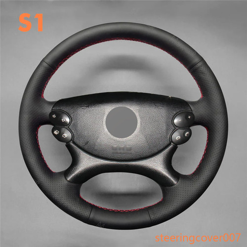 Genuine leather steering wheel - steering,