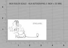 Peter such hand signed card - such,
