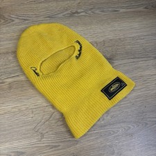Corteiz Yellow Knitted Balaclava Men's Regular Sized One Size Headwear 