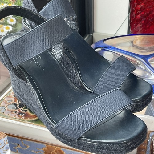 Next navy wedge - wedge, strappy
