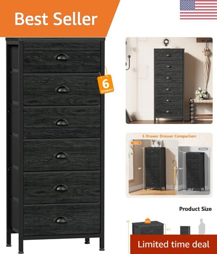 Stylish black oak - black, vertical